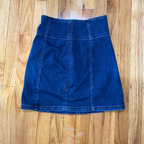 Brand new denim free people skirt - Picture 1 of 5